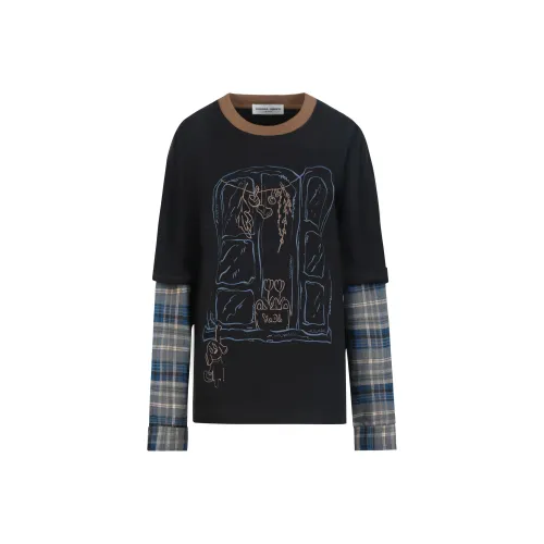 Valeria Obbaco Черный Унисекс T-рубашки