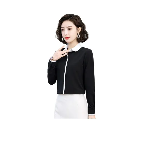 EMINU Женские Шифоновые Рубашки