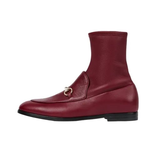 GUCCI Jordaan Ботильоны Женские Красные