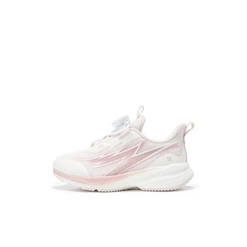 XTEP Устойчивый к истиранию Низкий Топ Детская Беговая Обувь Рассветно-Розовый Кирпично-Красный Детский