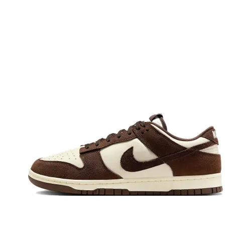 Nike Dunk Скейтборд Кроссовки Низкие Белый Коричневый Унисекс