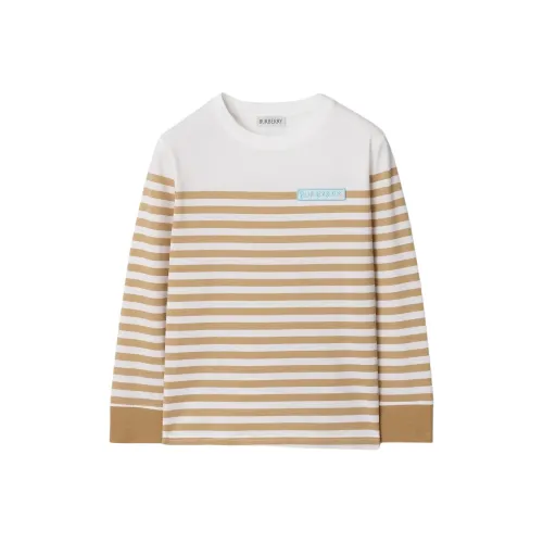 Burberry Песочно-бежевые Детские Рубашки T