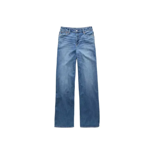 AMERICAN EAGLE Medium Blue Women's Jeans AMERICAN EAGLE Средне-синие женские джинсы