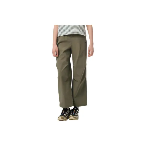 OUTDOOR PRODUCTS Повседневные брюки Женские Ванильный Зеленый
