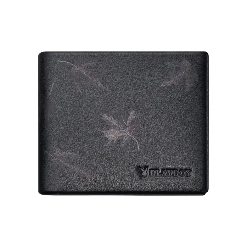PLAYBOY Collaboration Кошелек из коровьей кожи Мужской Черный