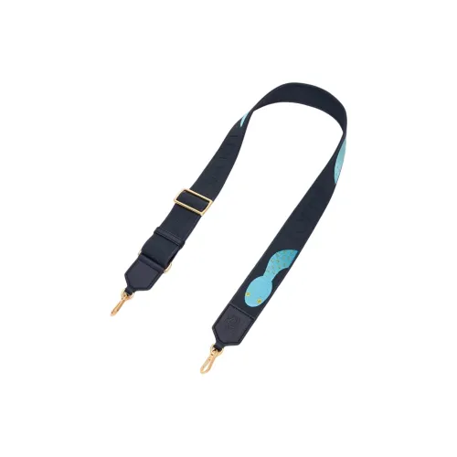 LOEWE Anagram Жаккард Телячья кожа Сумка Ремень Женские Deep Чернила Небесно-голубой