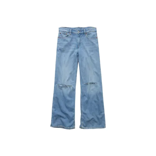 AMERICAN EAGLE Светло-синие женские джинсы