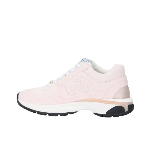 CHANEL Низкий топ Повседневная обувь Женская Розовая