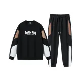 Комплект одежды (Черная рубашка с длинным рукавом + черные штаны)