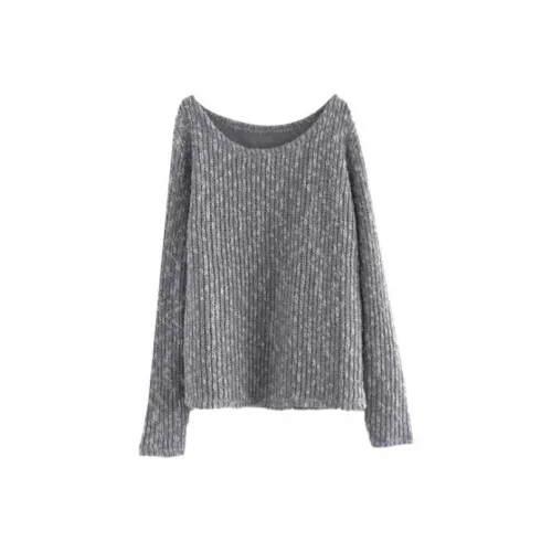 LOWEAR Шерсть Mix Off Плечо KNIT Трикотаж Женский