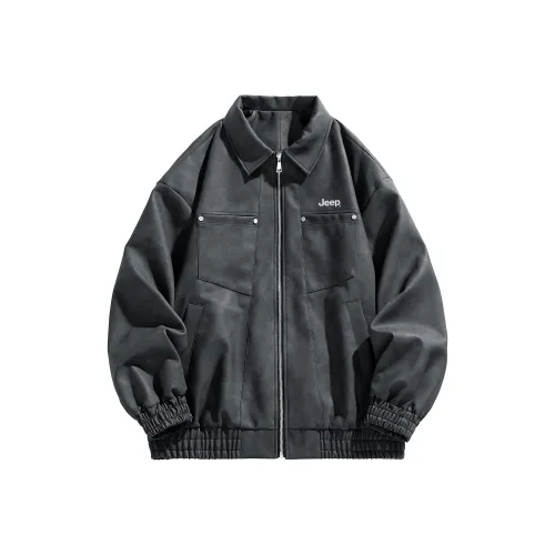 JEEP Wrangler Leisure Series Кожаная Куртка Унисекс