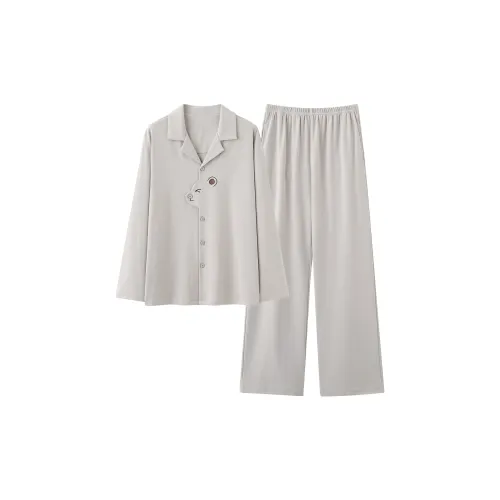 MIIOW Light Gray Men's Pajama Sets