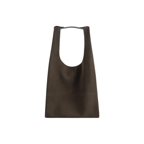 COS Замша Тоут Сумка Сумка для покупок Сумка на плечо Мужская Темно-коричневая