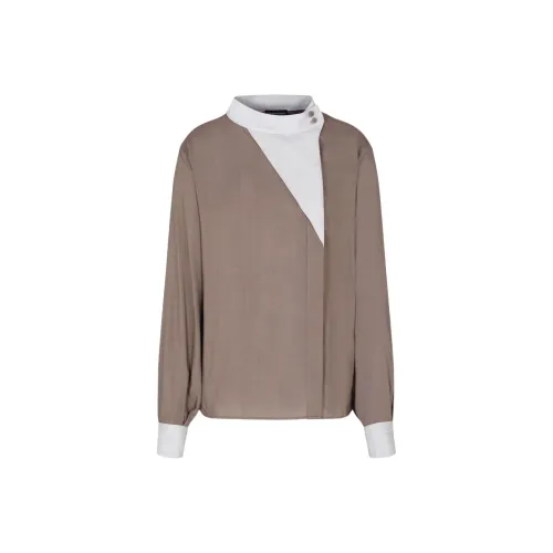 EMPORIO ARMANI Коричневые Женские Рубашки