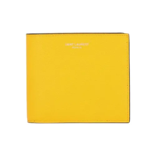 SAINT LAURENT Кожа Кошелек Женские Желтый