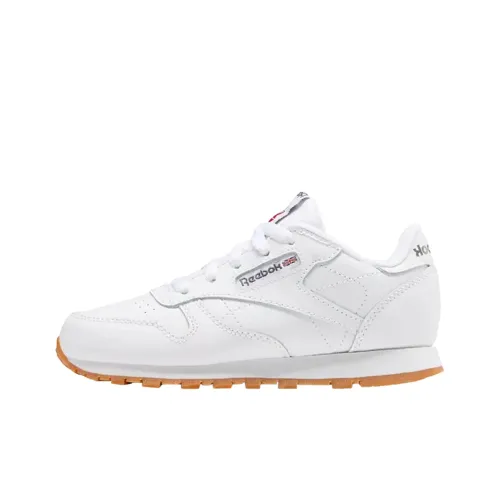 Reebok Classic Leather Low Топ Kids Lifestyle Shoes Белый Подростки