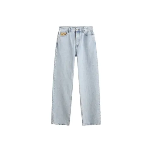 GUCCI FW25 Джинсы Мужские Светло-Синие