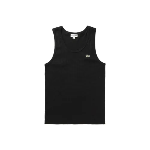 LACOSTE Collaboration Мужские майки черного цвета