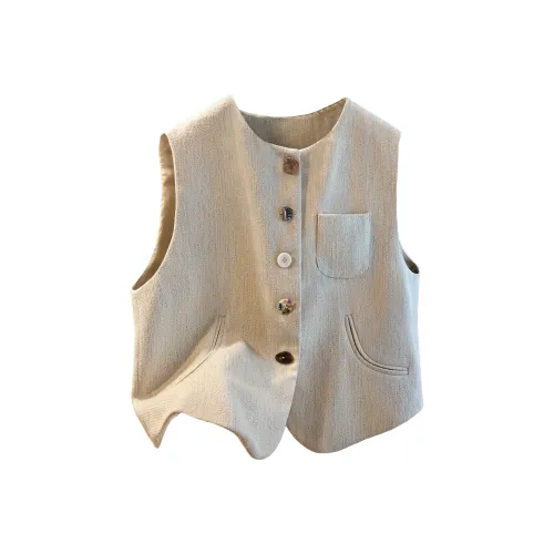 Cypress House Хаки Зеленый Женский Жилеты