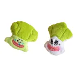 Маленькие лапша брокколи подвеска + блестящий капуста кукла подвеска - пищащий