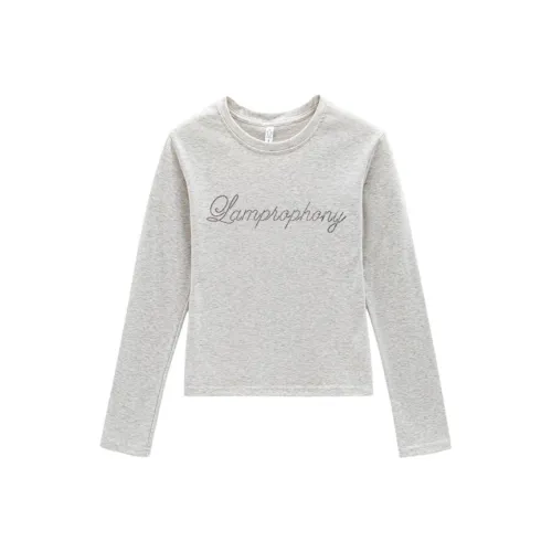 IUNOP Белый Фотиния Серый Женские T-рубашки