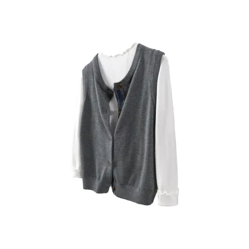 Cypress House Серый Женский жилет