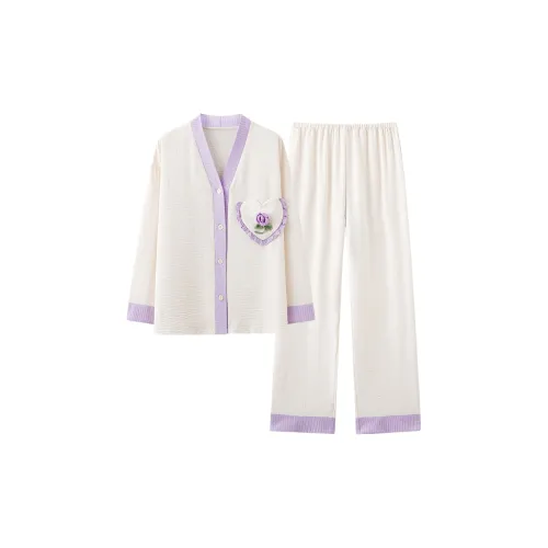 Pretty lady Белый Женский комплект пижам