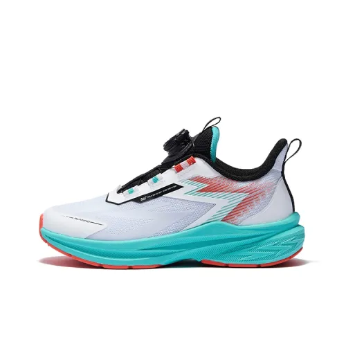 361°KIDS Дышащий Легкий Амортизирующий Детский Беговые Кроссовки Белый Зеленый Подростки