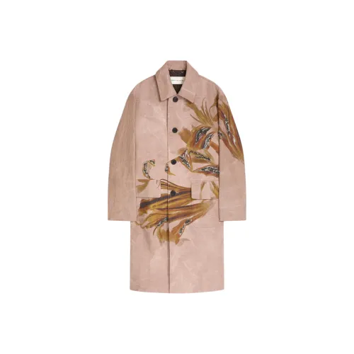 DRIES VAN NOTEN Old Розовый Мужской Пальто