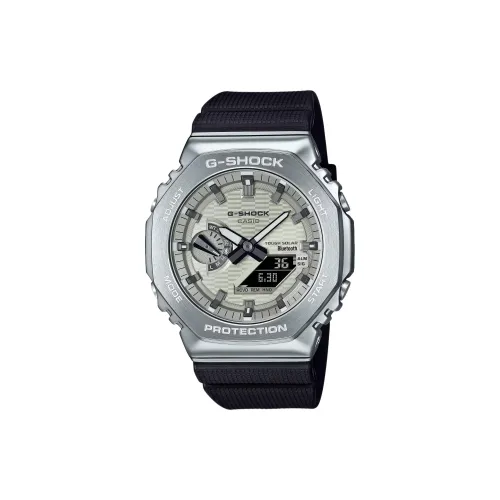 CASIO 2100 Collection Солнечный Кварцевый Механизм Смольный Ремешок Часы Унисекс Серый Циферблат
