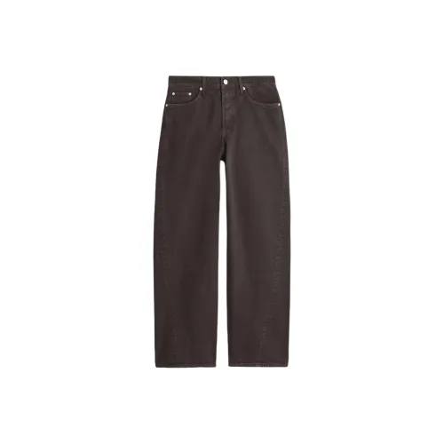 COS Темно-коричневые Женские Джинсы