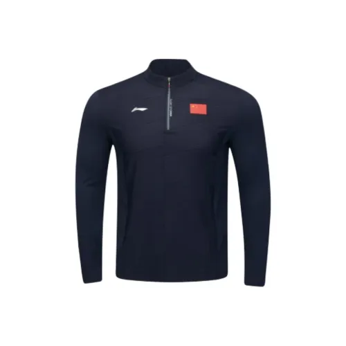 LINING Синий Мужской T-Рубашки