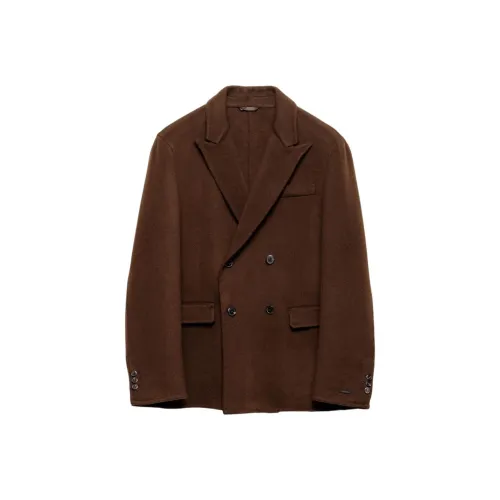 PRADA Fw25 Бизнес-костюм Пальто Мужской