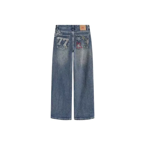 DAND Blue Unisex Jeans DAND Синий Унисекс Джинсы