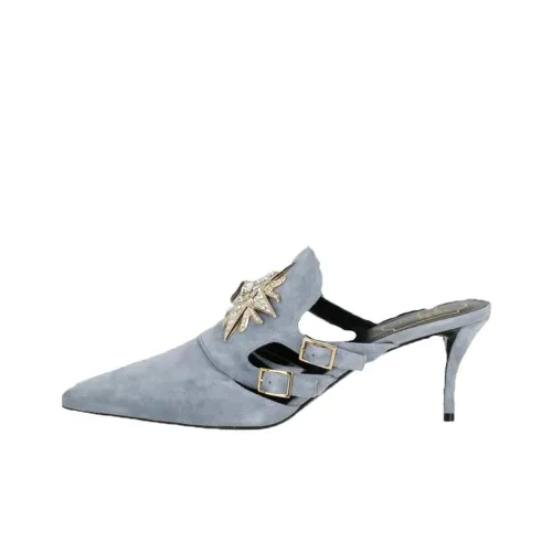 Roger Vivier Домашние тапочки 7 см Женские Синие