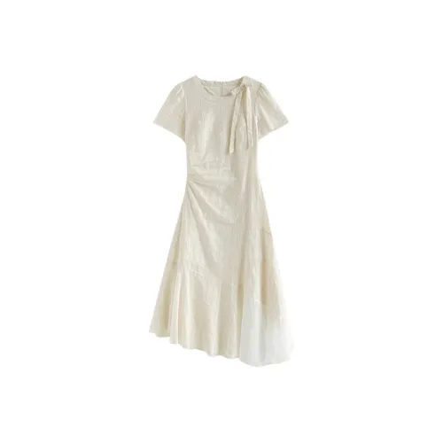 COVER TIME Короткое платье с короткими рукавами женское