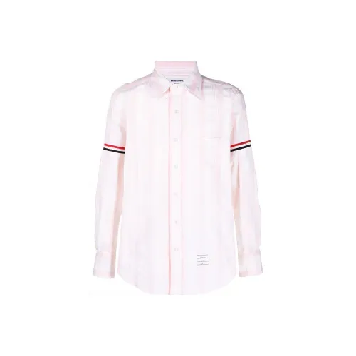 THOM BROWNE Розовые Мужские Рубашки
