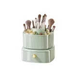 Матча Зеленый - Двухслойный Вращающийся Макияж Щетка - Встроенная память - Коробка