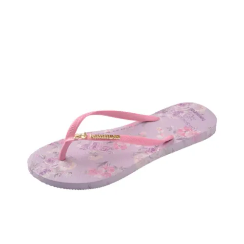 LOVESHACKFANCY x Havaianas Шлепанцы Женские Фиолетовые