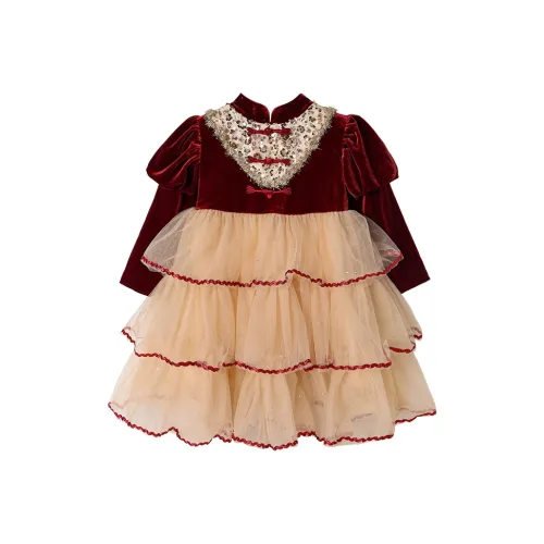 Rindu Бургунди Kids Платья