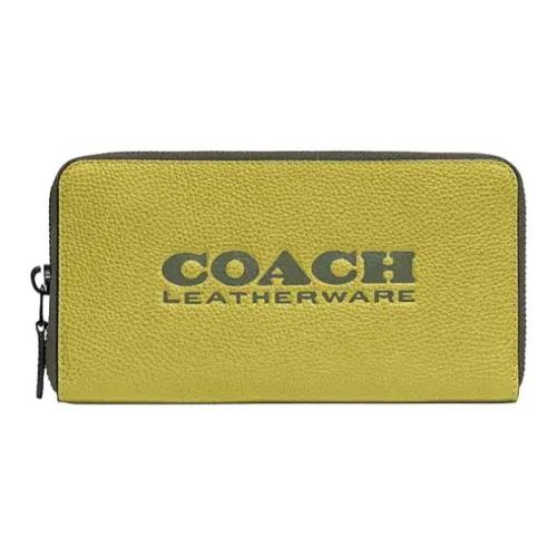 COACH Аккордеонный кошелек Мужской Earth Желтый