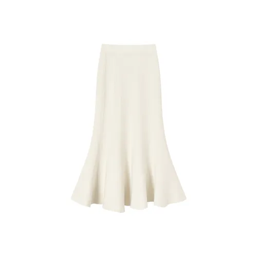 XUANSHU Повседневный Длинный Юбка Женские