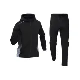 Комплект одежды [Черное пальто + черные штаны]