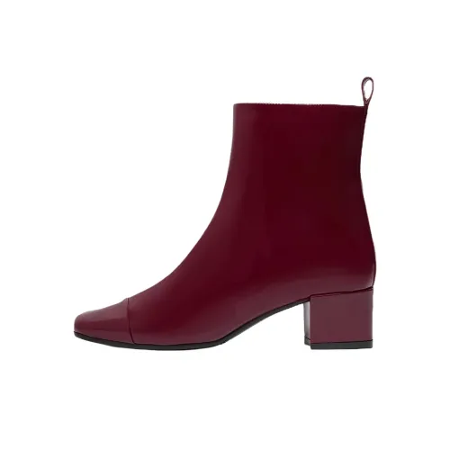 Carel Estime Botильоны 4CM Женские Бордовый