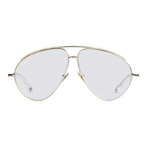 GUCCI Металл Aviator Оправы для очков Мужские Золотые
