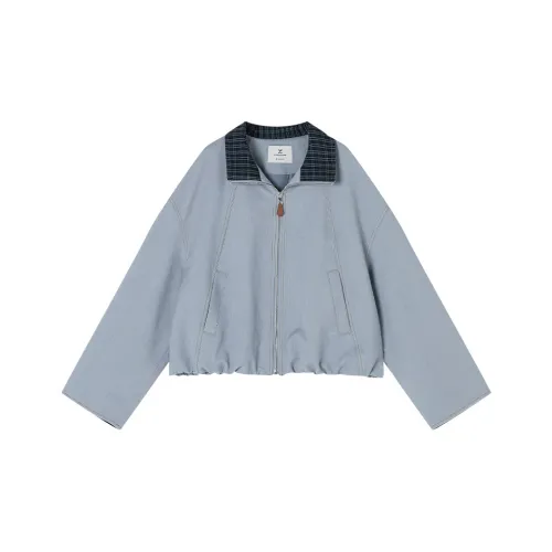 XIANGYING Светло-синие женские куртки