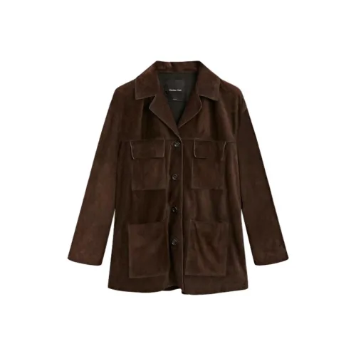 Massimo Dutti Кожа Куртка Женская