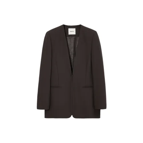 TAGEECHITA Повседневный костюм пальто топ с ремнем женский