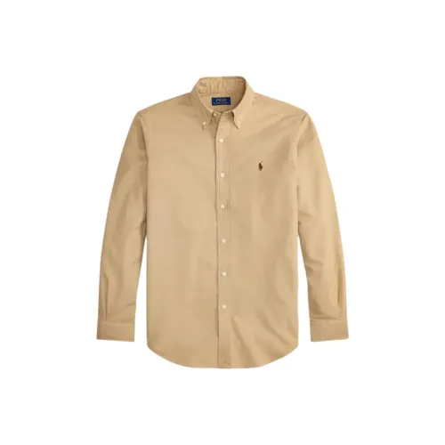 Polo Ralph Lauren Хаки Мужские Рубашки