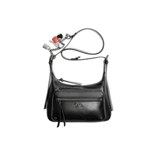 ZARA Crossbody Bag Black Unisex  
ZARA Сумка через плечо Черная Унисекс